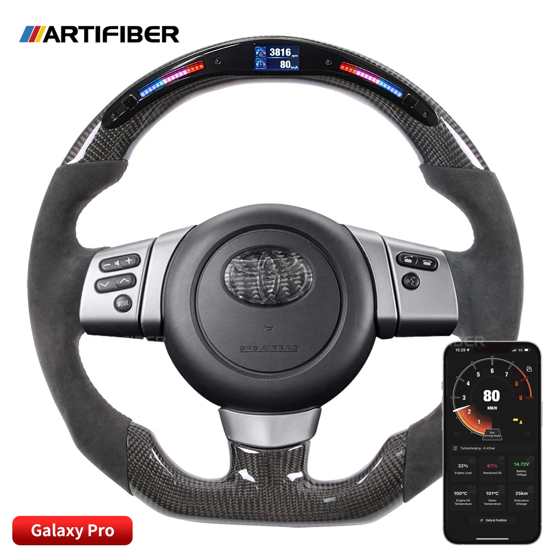 

100% Real Carbon Fiber LED Steering Wheel for TOYOTA FJ Cruiser