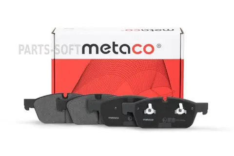 METACO 3000-287 Колодки тормозные передние к-кт