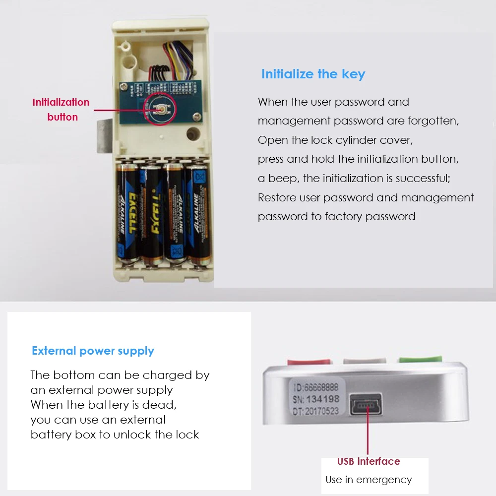 TTLOCK 13 56 Mhz RFID Bluetooth замок для ящика металлический телефон USB-зарядка спа бассейна