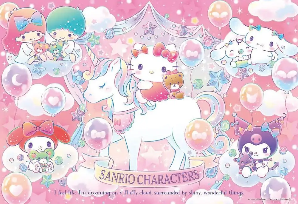 [Сделано в Японии] Beverly 300 деталей пазл Sanrio Characters блестящий Единорог (26 х 38 см) 83-119