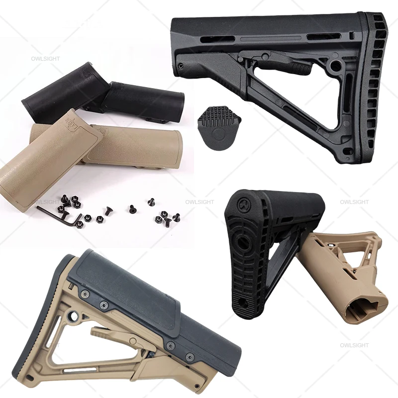 

Tactical nylon CTR Jinming 8 M4 nylon modified rear fittings QD17 Outdoor sports CS toy