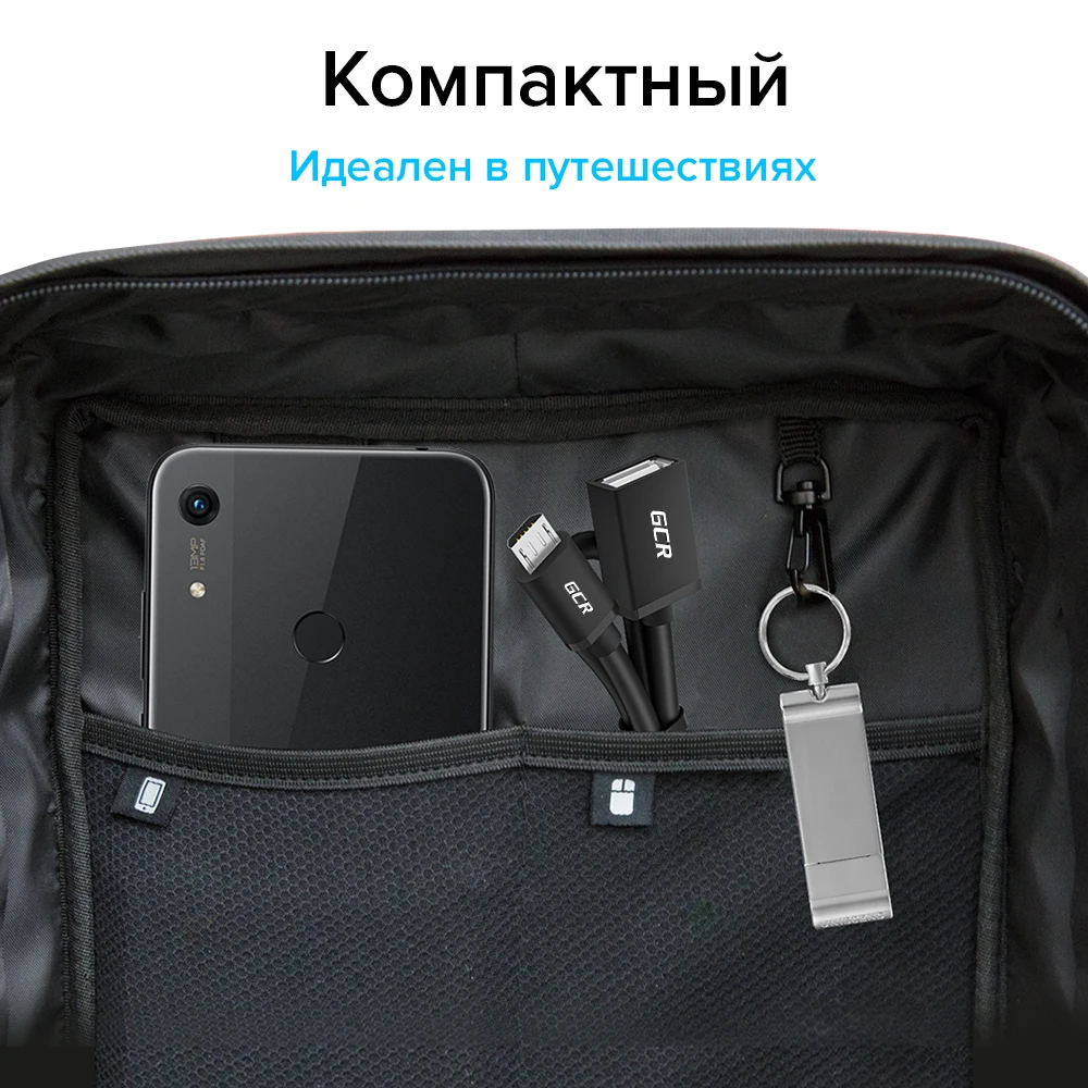 GCR Кабель переходник OTG micro USB кабель передачи данных для телефона смартфона Android