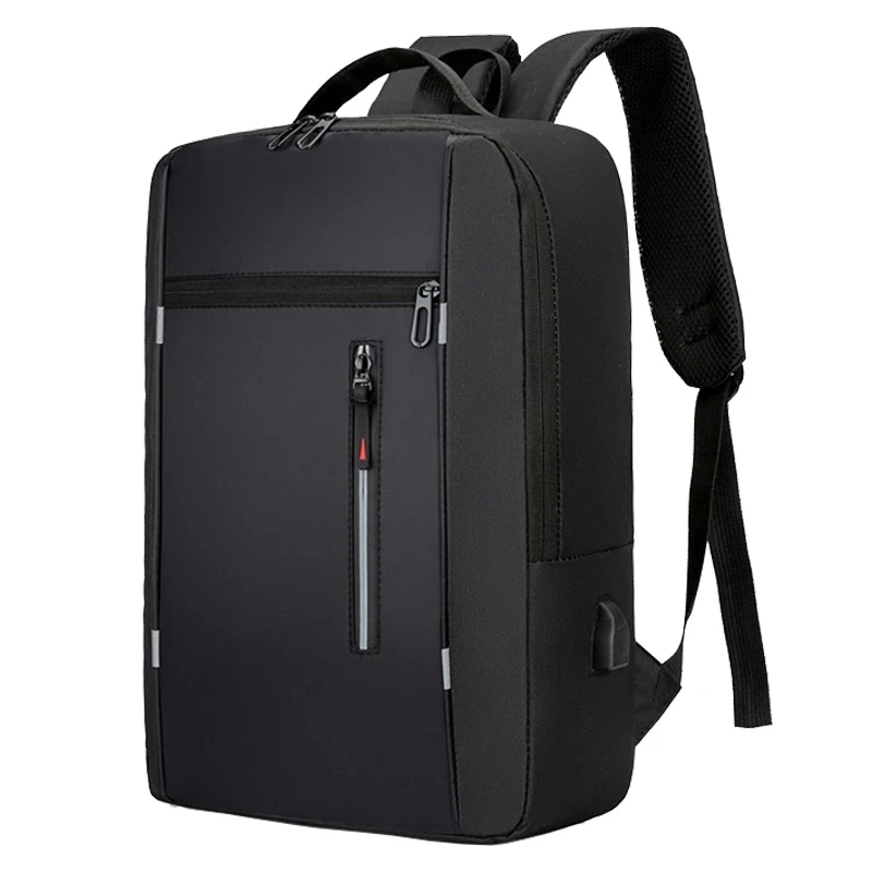 

Водонепроницаемый деловой рюкзак для мужчин, школьные ранцы с USB-разъемом, вместительные мужские мешки для ноутбука