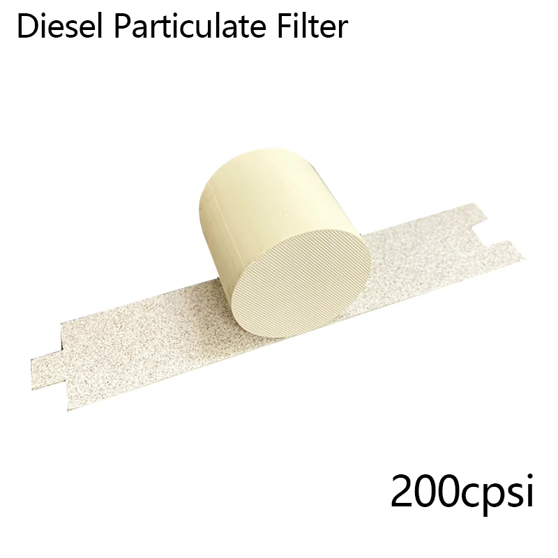 143 8*152 4 мм 200cpsi Карбид кремния DPF Высокопроизводительный дизельный фильтр твердых