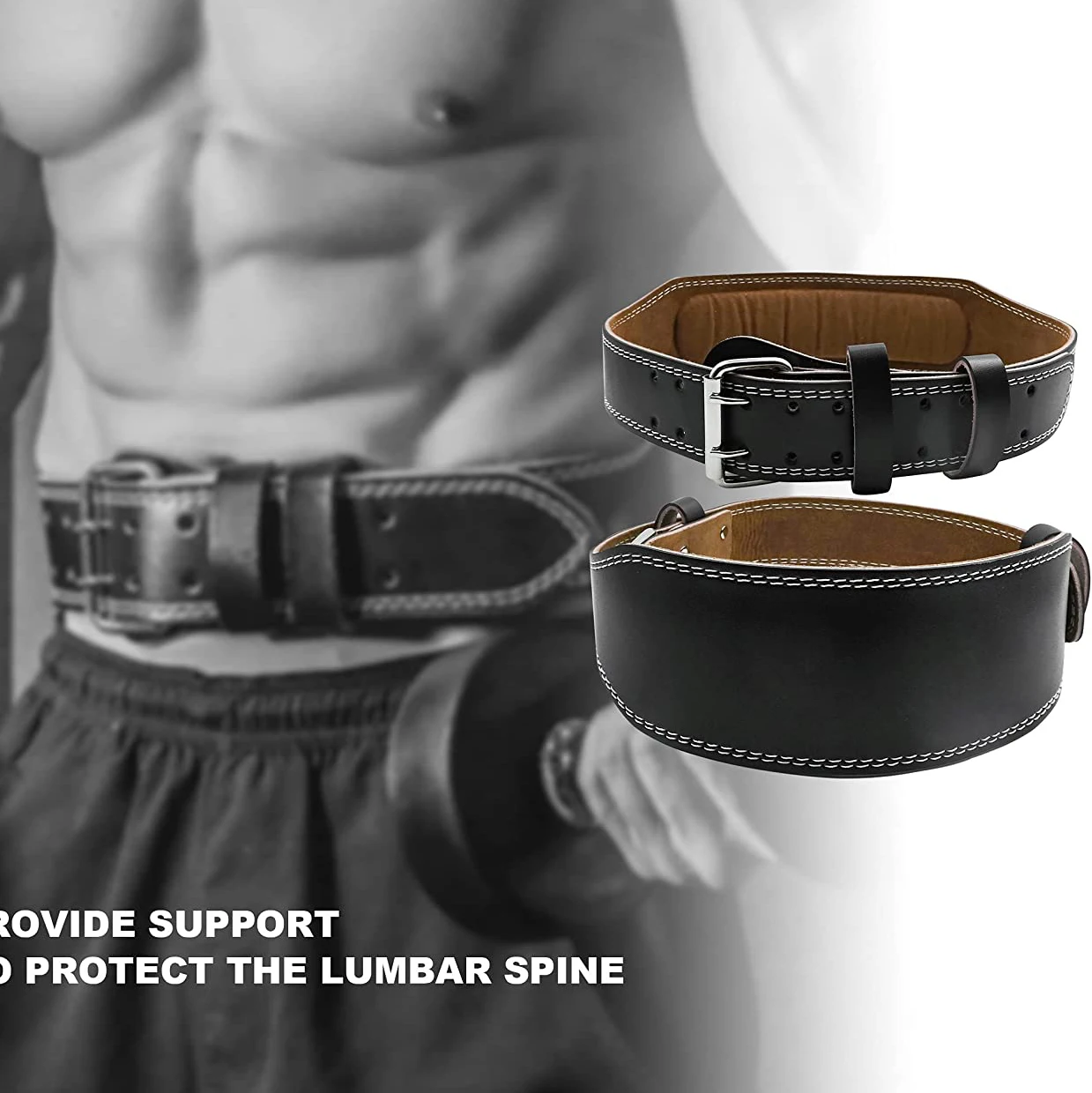 

Leather Weight Lifting Belt Adjustable Weightlifting Workout Weight Belts Heavy Duty Fitness Belt Gym Fitness Equipment