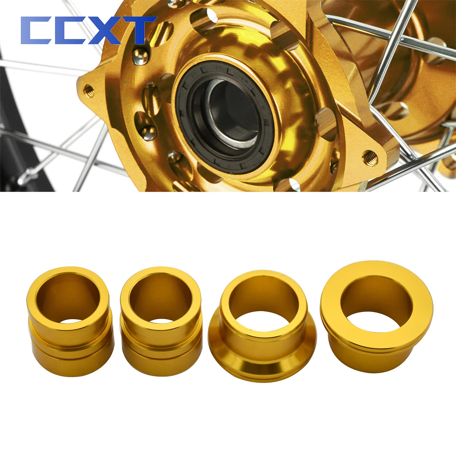 

CNC Front & Rear Wheel Hub Spacers Axle Kit For Suzuki RMZ250 RMZ450 2005-2013 2014 2015 2016 RMX450Z 2010-2015 Motorcycle Parts