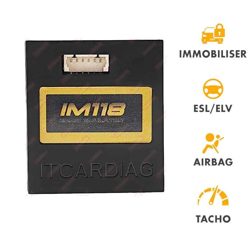 Эмулятор ITCARDIAG IM118 универсальный IMMO Off иммобилайзер ESL ELV подушка безопасности