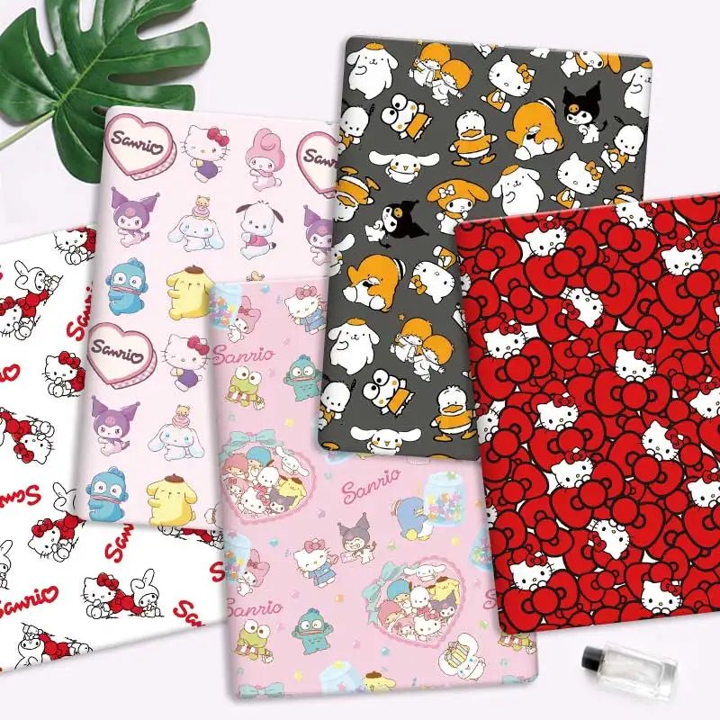 Ткань Sanrio 140x50 см мультяшная хлопковая ткань в стиле пэчворк детский домашний