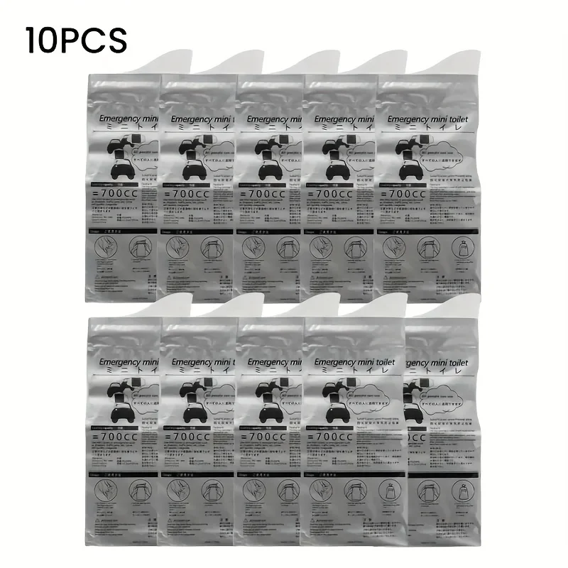 

Набор Из 10 Портативных Одноразовых Мочеприемников Для Путешествий, Кемпинга, Использования В Автомобиле, Унисекс, 700 Мл