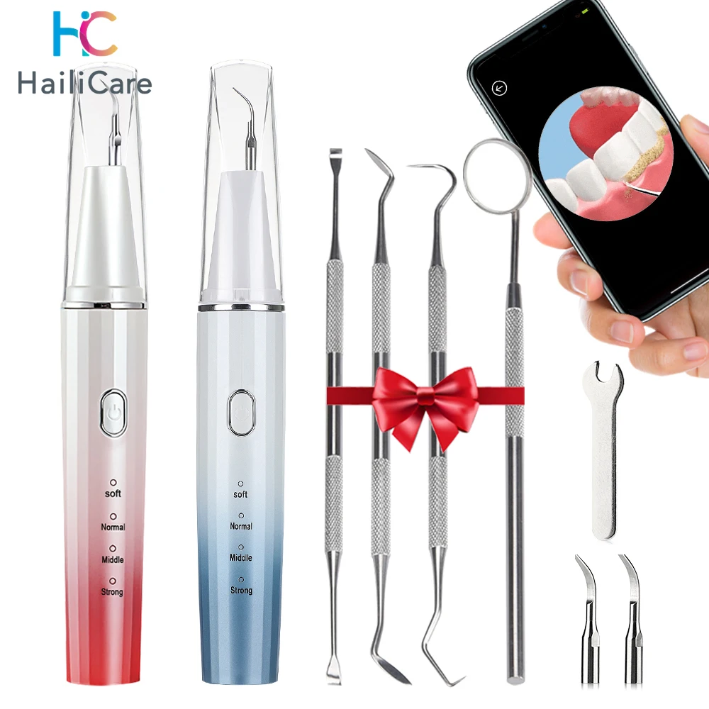 

Visual Ultrasonic scalers Dental Remover for Whitening Teeth Electric Sonic Tooth Cleaner Removal Dental Products by Phone APP
