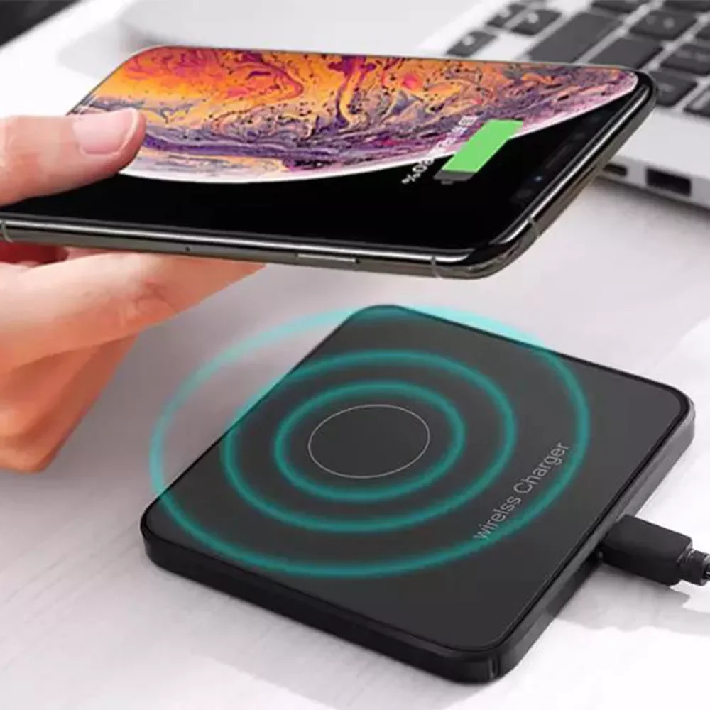 

10W Wireless Charging Pad Universal Mobile Phone Desk QI Wireless Charger Stand Vertical Induction Dock