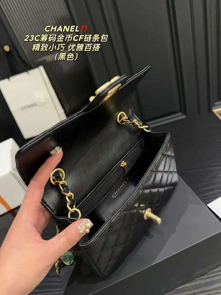 точная копия 1:1 Сумка Chanel Из ВолоВьей Кожи 19см*12см |
