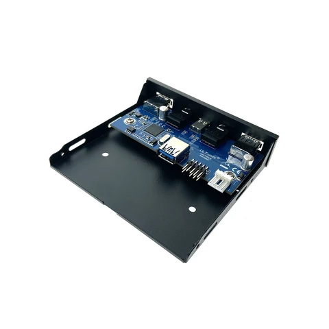 Планка на переднюю панель USB-A х 2, USB-Сх1 3.2 Gen 1 5Gbps, audio jack 3.5мм х 2 микрофон и наушники, Eu5335c