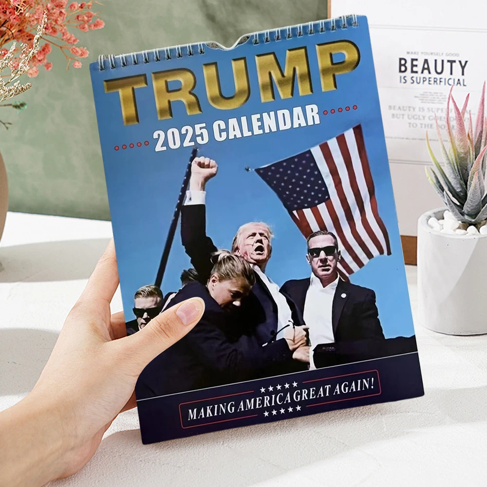 Настольный календарь Дональда Трампа на 2025 год Календарь съемок делает меня
