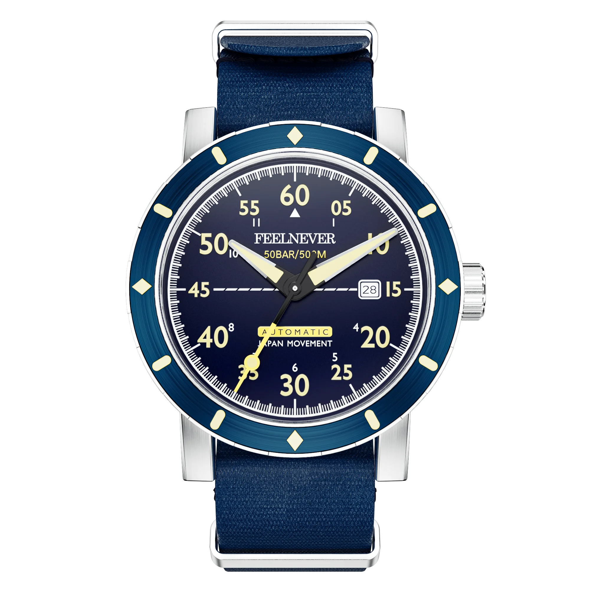 Продажа Мужские механические часы для спорта на открытом воздухе FeelNever, автоматические часы для дайвинга 2022