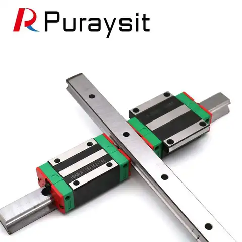 Puraysit Ухо Руководство Рельс Слайдер HGR15 HGR20 2Pcs + 4Pcs HGH15CA HGW15CC HGH20CA / HGW20CC Для ЧПУ Маршрутизатора