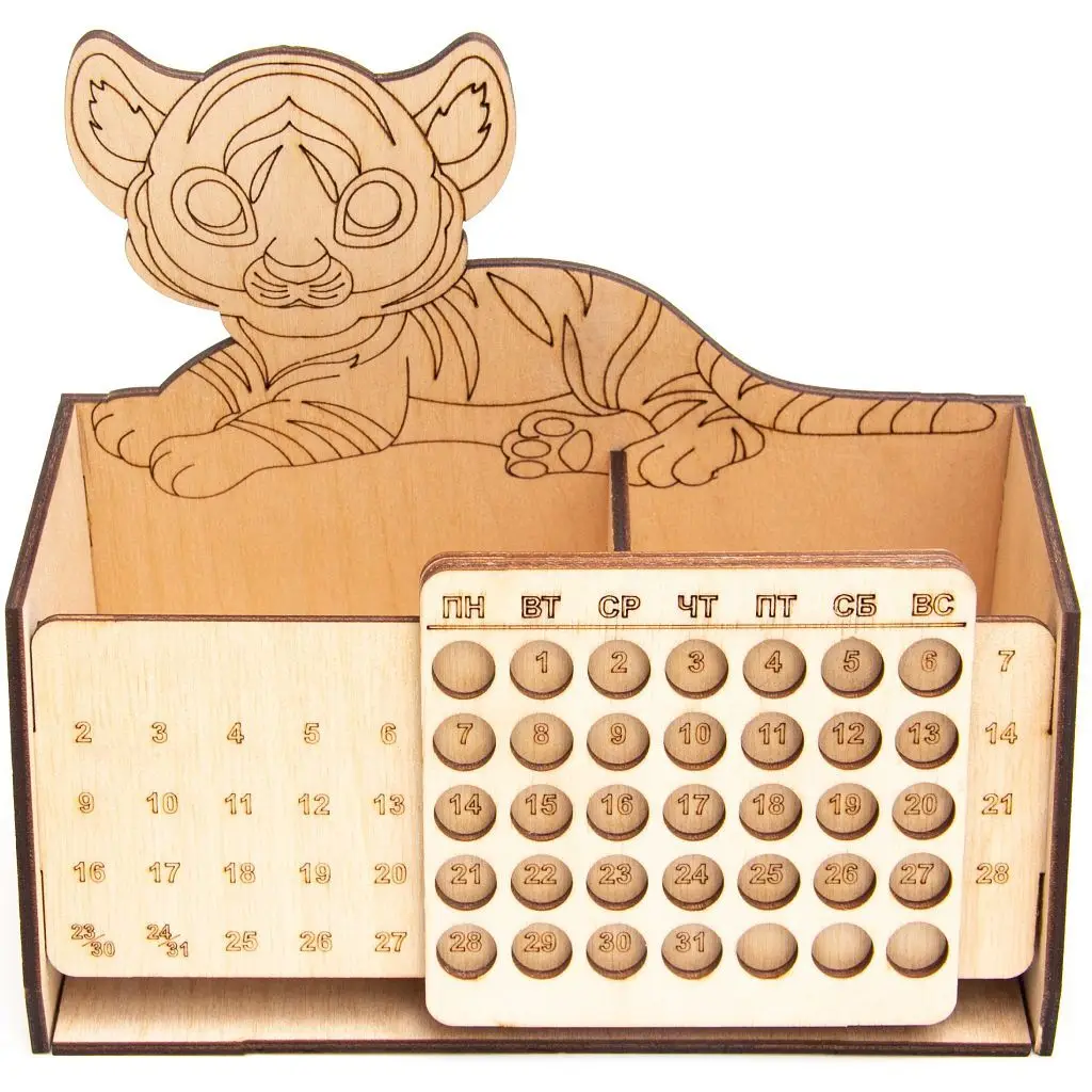 Деревянный вечный календарь (для росписи)
