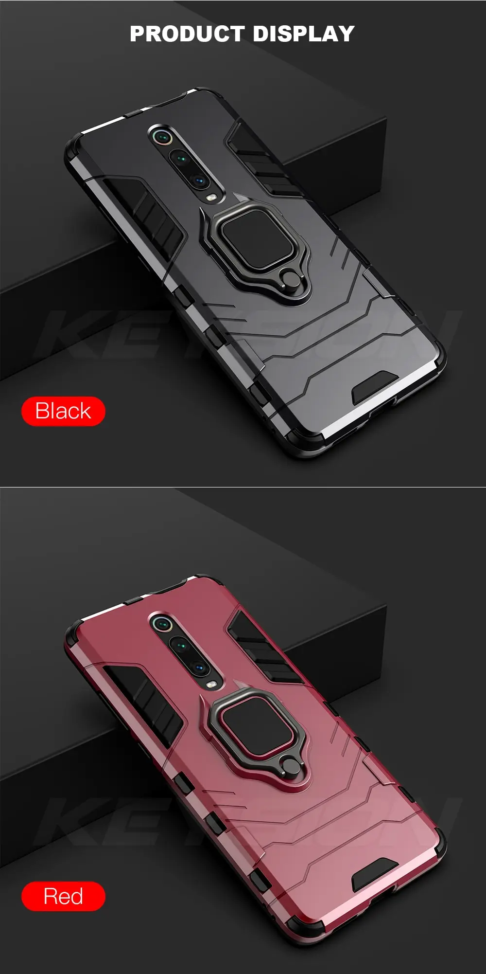 Ударопрочный чехол KEYSION для Redmi 9 K20 Pro Note 9S Max 7 7a 6 8 телефона Xiaomi Mi 9T 9SE CC9e lite A2 A3 -