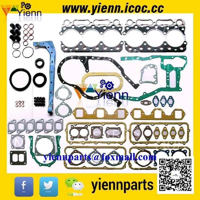 

Комплект прокладок для Nissan NE6 NE6T 10101-95529 с прокладкой головки 11044-95003 для грузовика UD NE6T Запчасти для дизельного двигателя