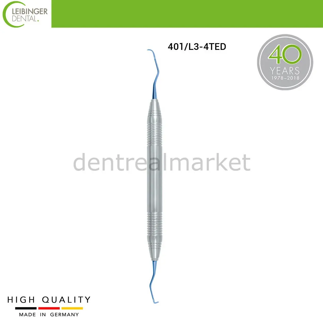 

Титановый Curette L3-4T-ED-удаление имплантации Curette