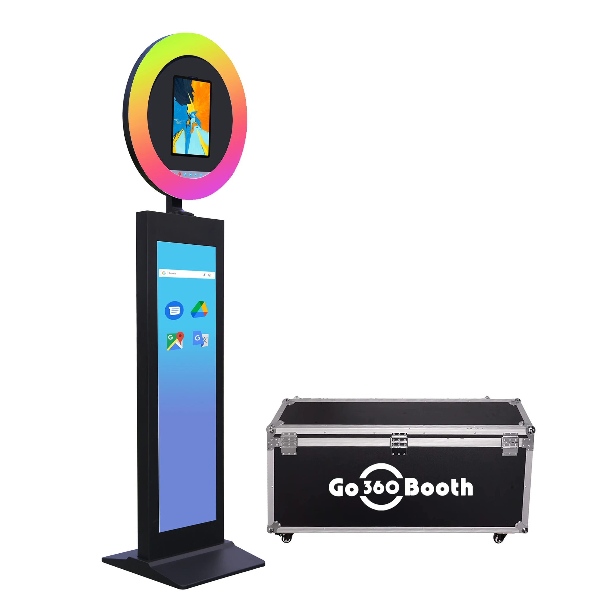 Go360стенд A5 ЖК-экран селфи-машина регулируемая подставка фотостенд с фотокольцом
