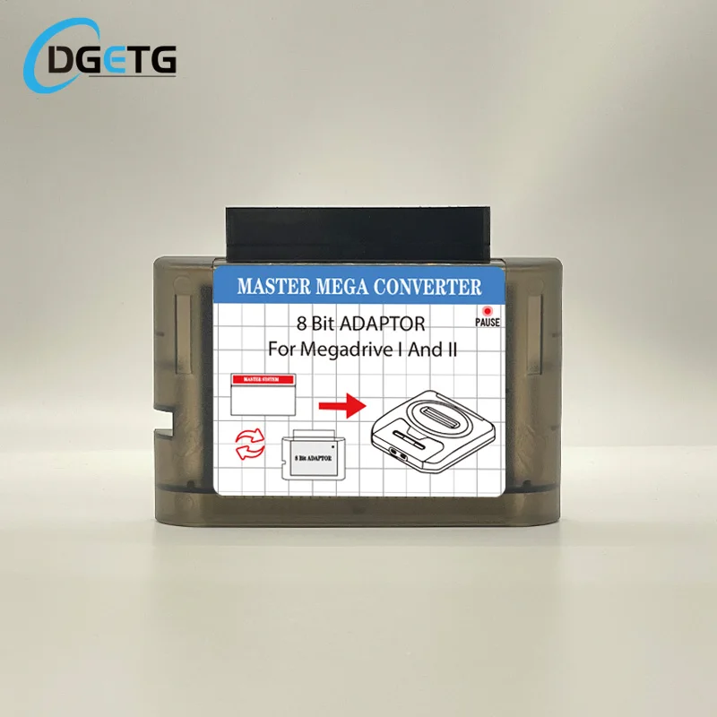 

Master System Cartridge 8 bit Converter Mega drive 16 bit Adapter For SEGA Mage drive I/II 1st/2nd Generation Video Game Console