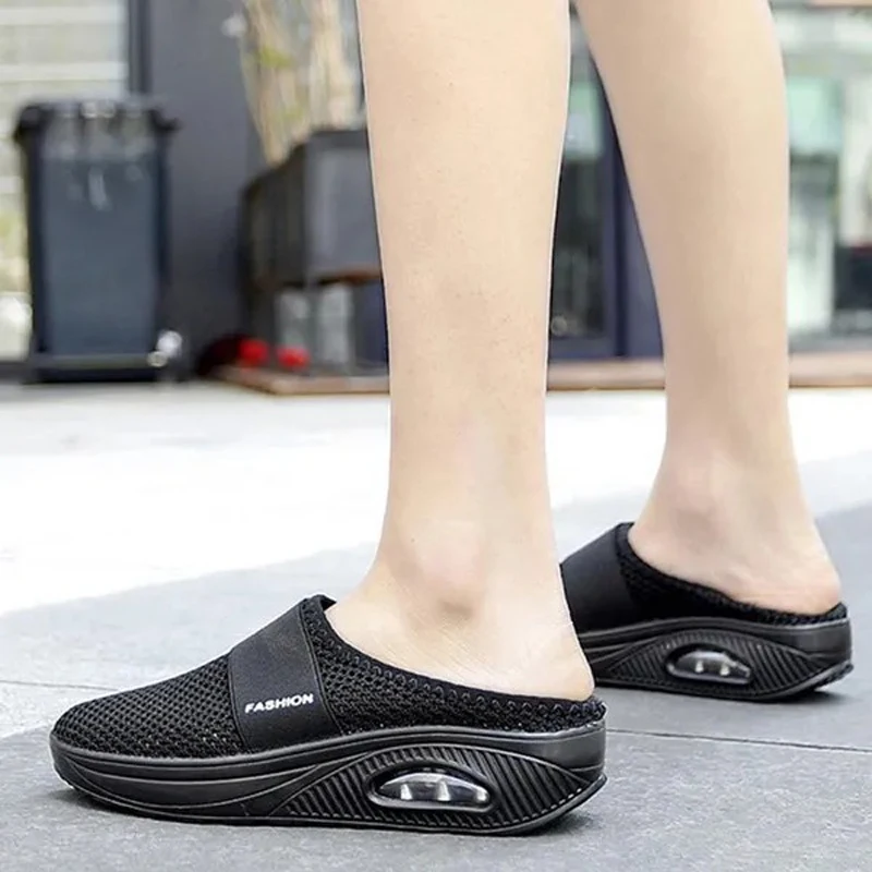 Сандалии женские на танкетке винтажные Нескользящие дышащие танкетка для