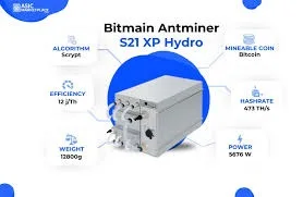 A Original New BITMAIN Antminer S21 XP Hyd 473T BTC Miner