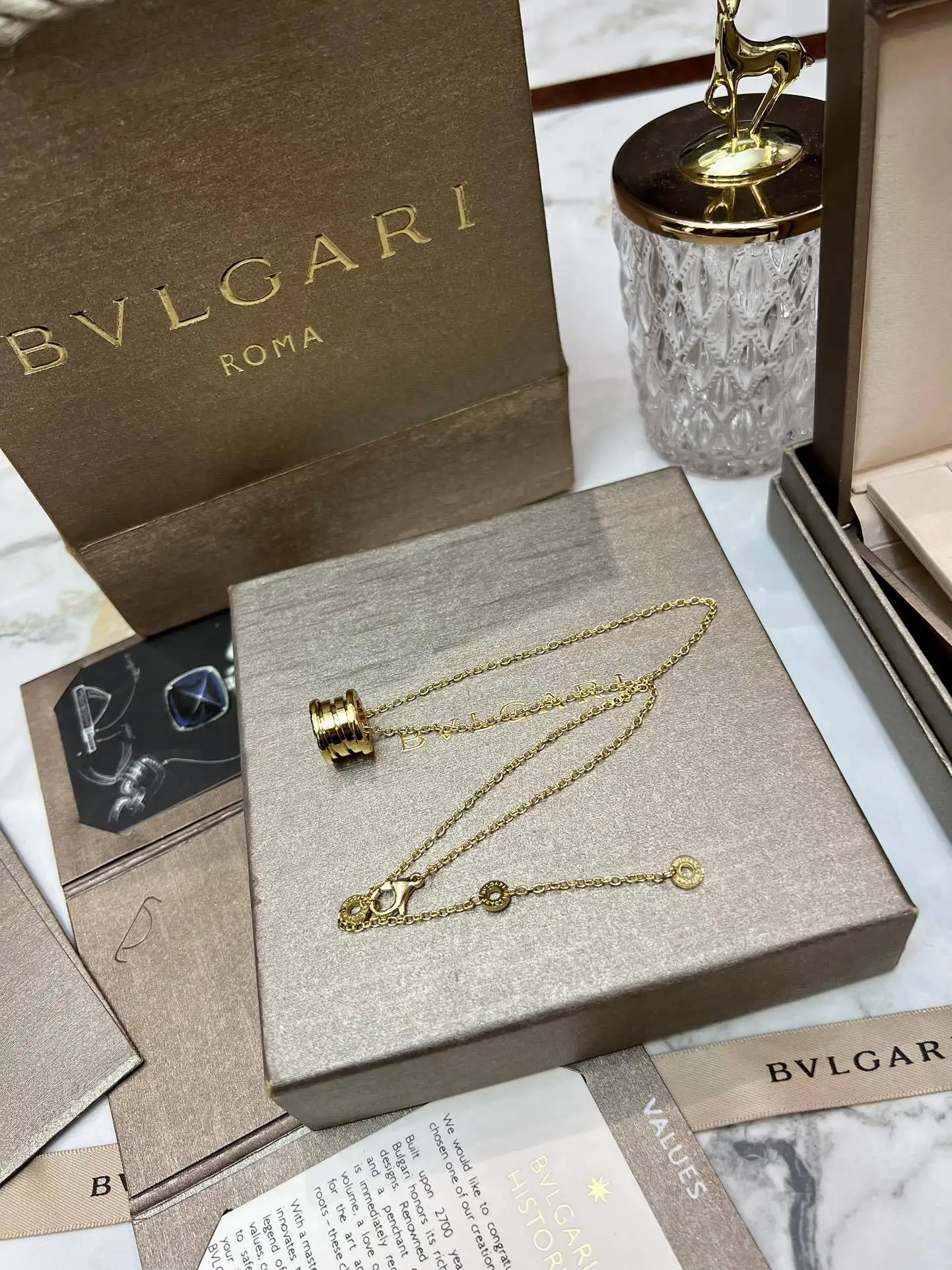 точная копия 1:1 Женское Ожерелье Bvlgari