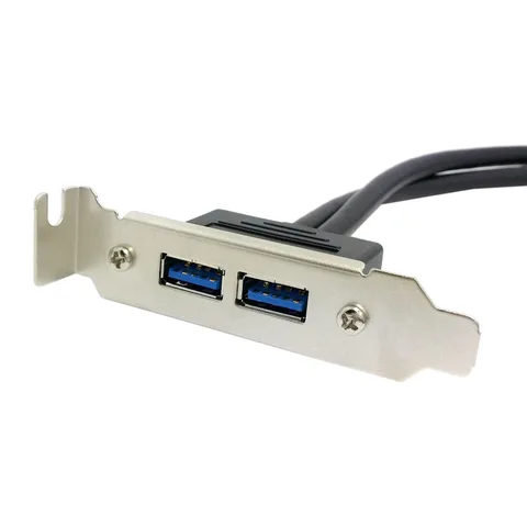 Планка расширения, 2 порта USB 3.0, низкопрофильная на заднюю панель корпуса
