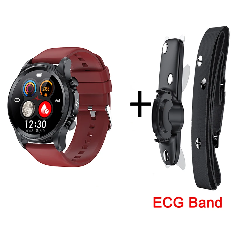 

2023 E400 Cardiac Blood Glucose Smart Watch 1.39 Inch Screen Heart Rate Temperature ECG Monitor IP68 Waterproof Health Watch