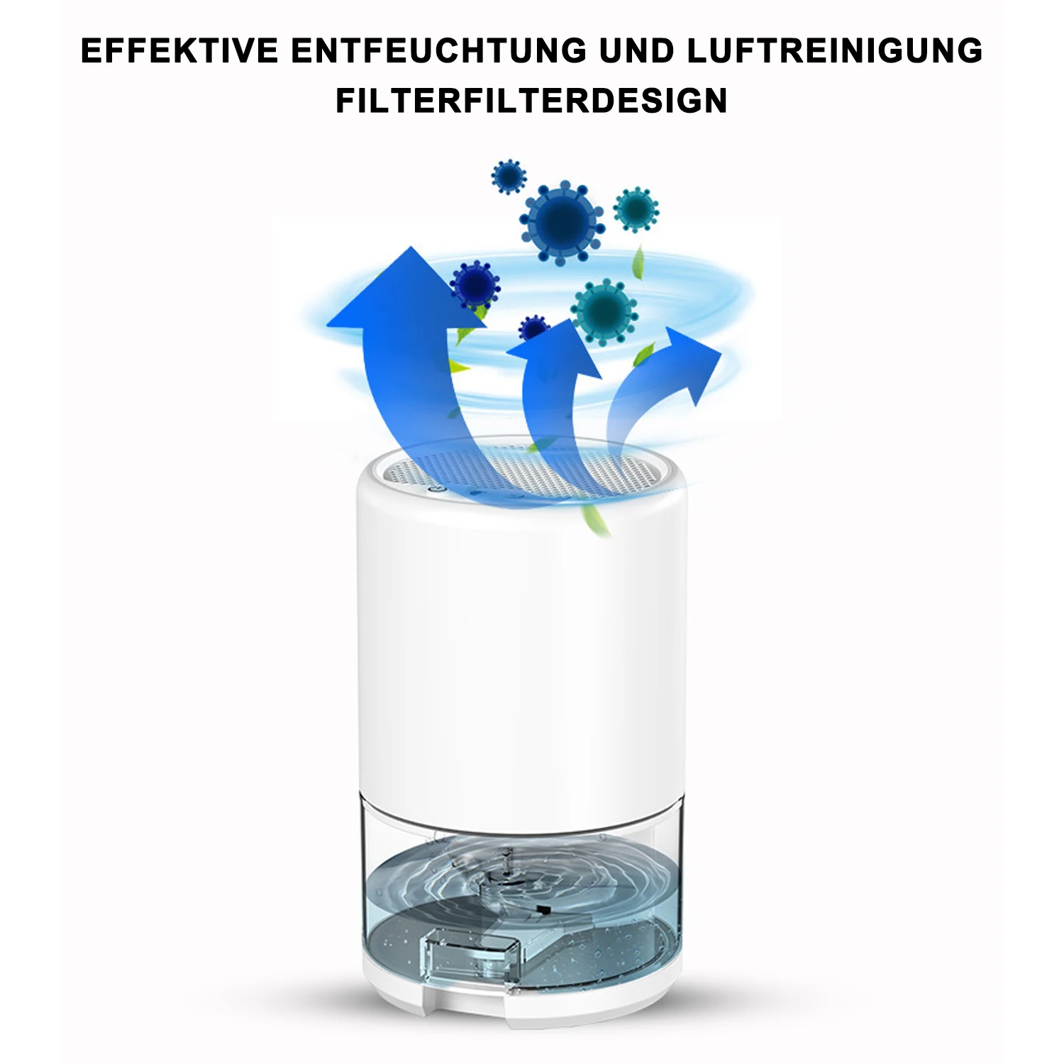 Небольшой осушитель воздуха для дома Вместимость 1000 мл Ночник Автоматическое
