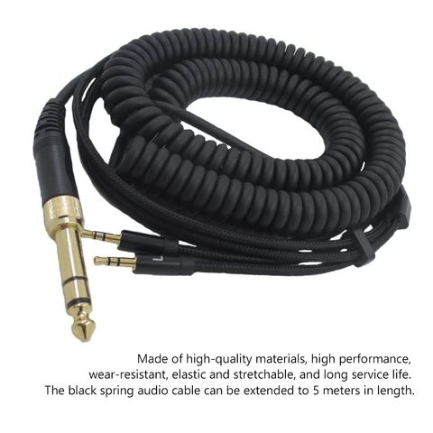 Гарнитура HiFi Аудио Пружинный кабель для Hifiman HE400S/HE-400I/HE-350/HE1000 V2 /AudioQuest NightHawk