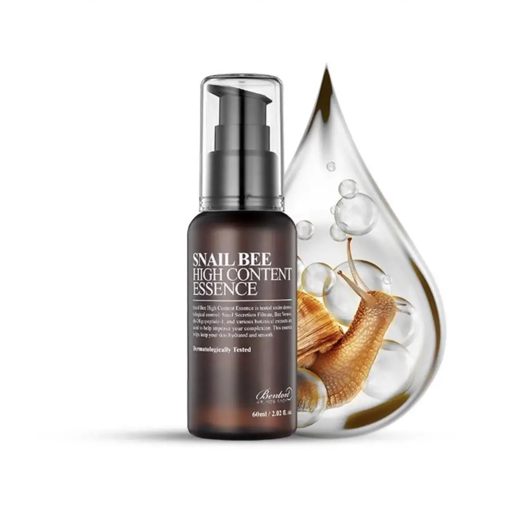 Эссенция Benton с высоким содержанием муцина улитки и пчелиным ядом SNAIL BEE HIGH CONTENT ESSENCE 60 мл