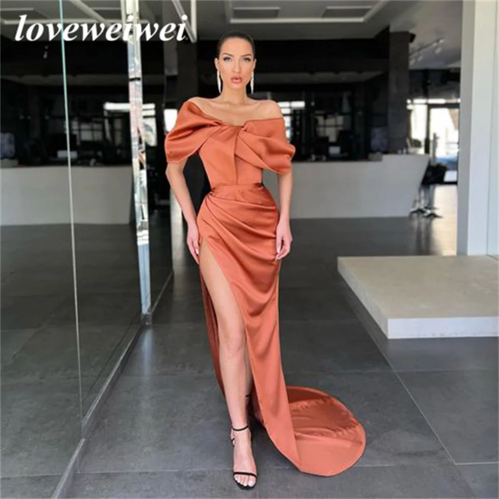 

Charming Evening Dress Off The Shoulder Party Dress For Wedding Mermaid Trumpet Special Occasion Dress vestidos de fiesta
