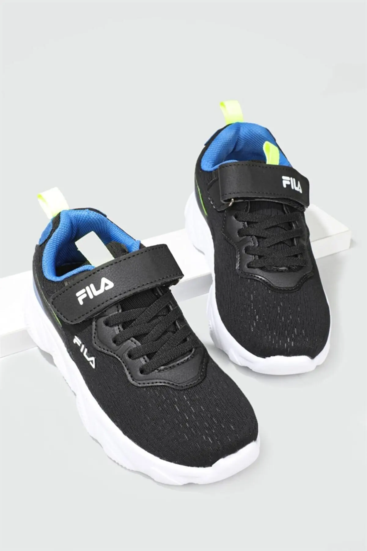 Kids Sneakers Sports Shoes Breathable Comfortable Black Sax Yellow Non-Slip Sole Durable 4 Seasons Wearable Casual Use Walking