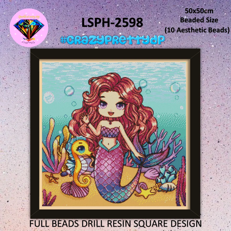 Сумасшедший надодп LSPH 2598 алмазная живопись КВАДРАТНАЯ смола мягкий ворс