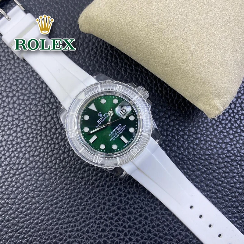 Часы в стиле Rolex новые европейские и американские модные роскошные прозрачные