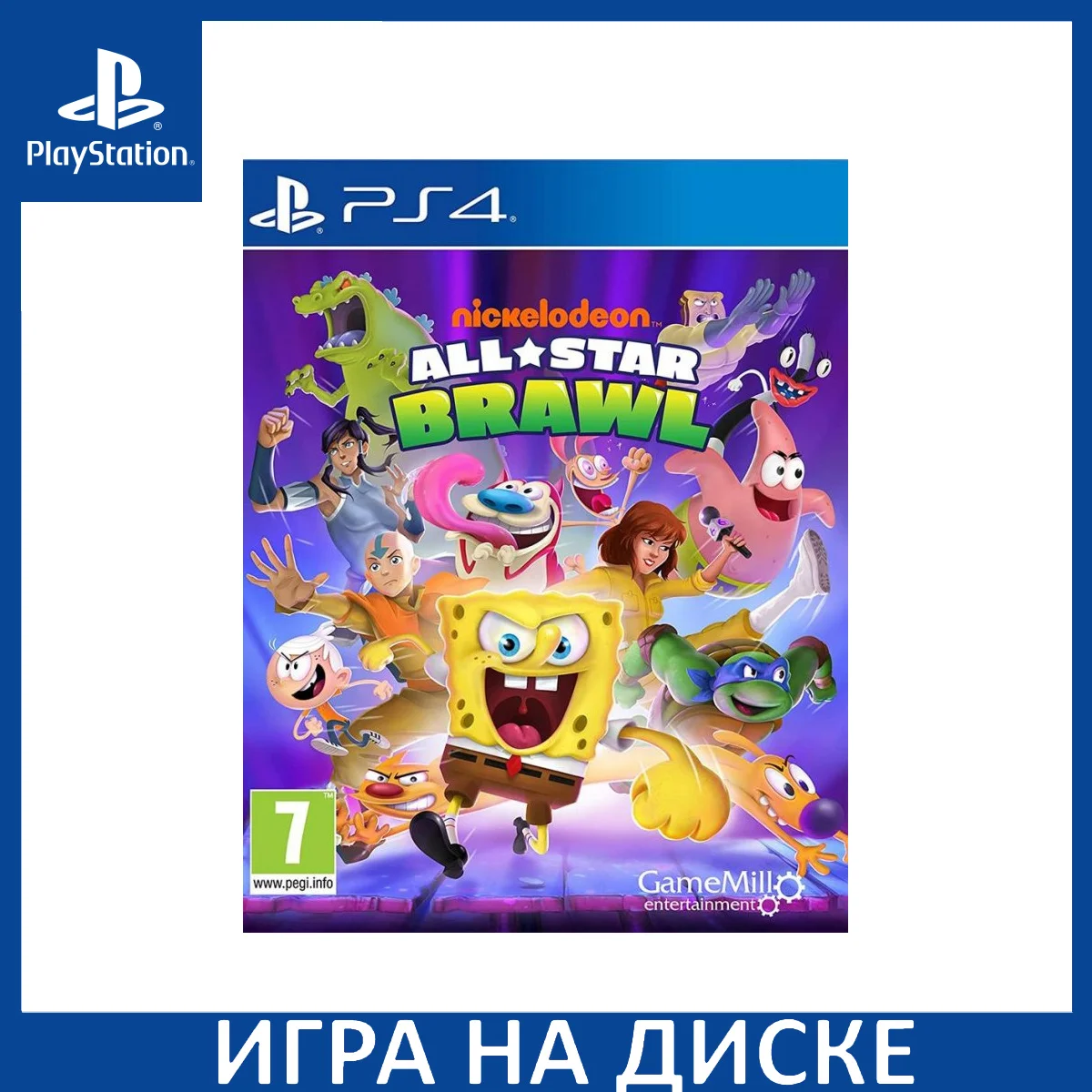 Игра Nickelodeon All-Star Brawl (PS4/PS5) Диск