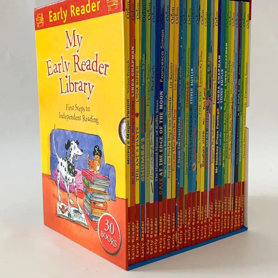 30 Books/set CHILD ENGLISH BOOK My Early Reader Library First Steps To Independent Reading english books for kids