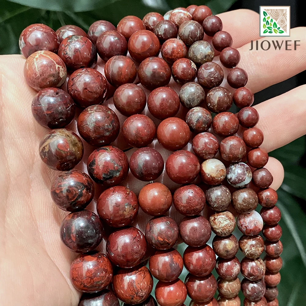 

Гладкие красные ярко-яшма, круглые свободные бусины для изготовления ювелирных изделий, натуральный камень, для браслетов и ожерелий «сдел...