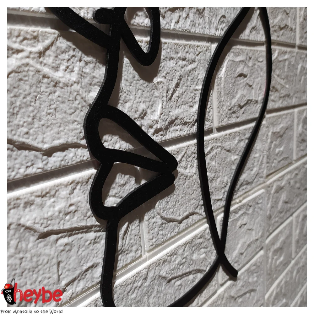 Металл Истинная любовь Стены Художественное оформление Современная женщина