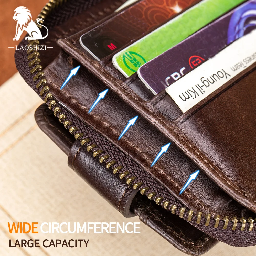 Genuine Leather Short Wallet For Men Boyfriend Husband Anniversary Birthday Gift Slim Photo Pocket Cash Card Holder Small Purse