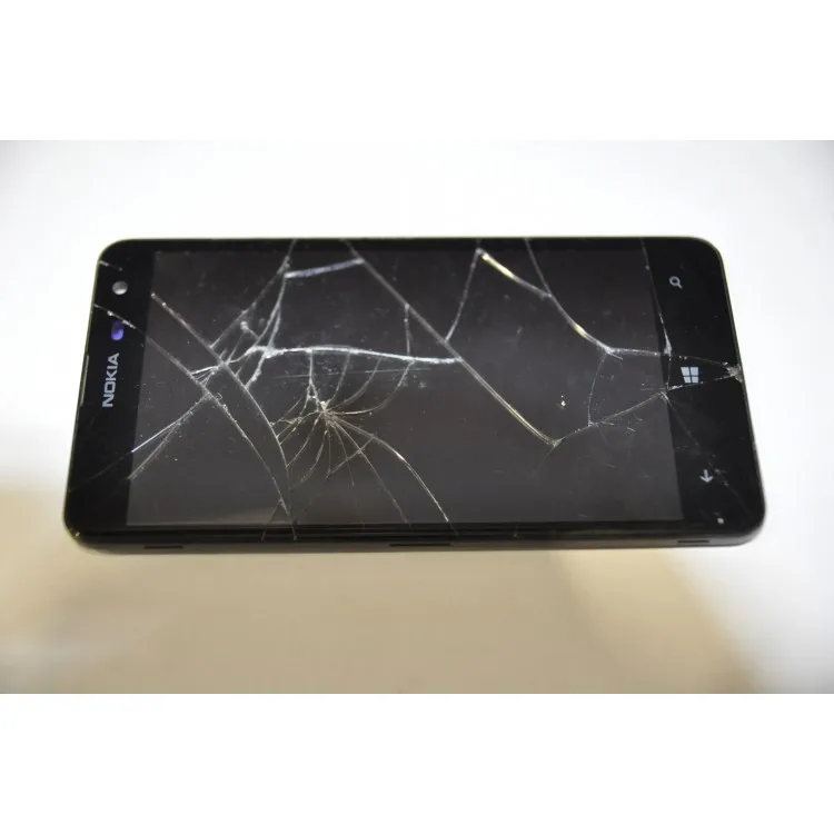 Дисплей для Nokia Lumia 625 в сборе тачскрин разбит (с разбора)