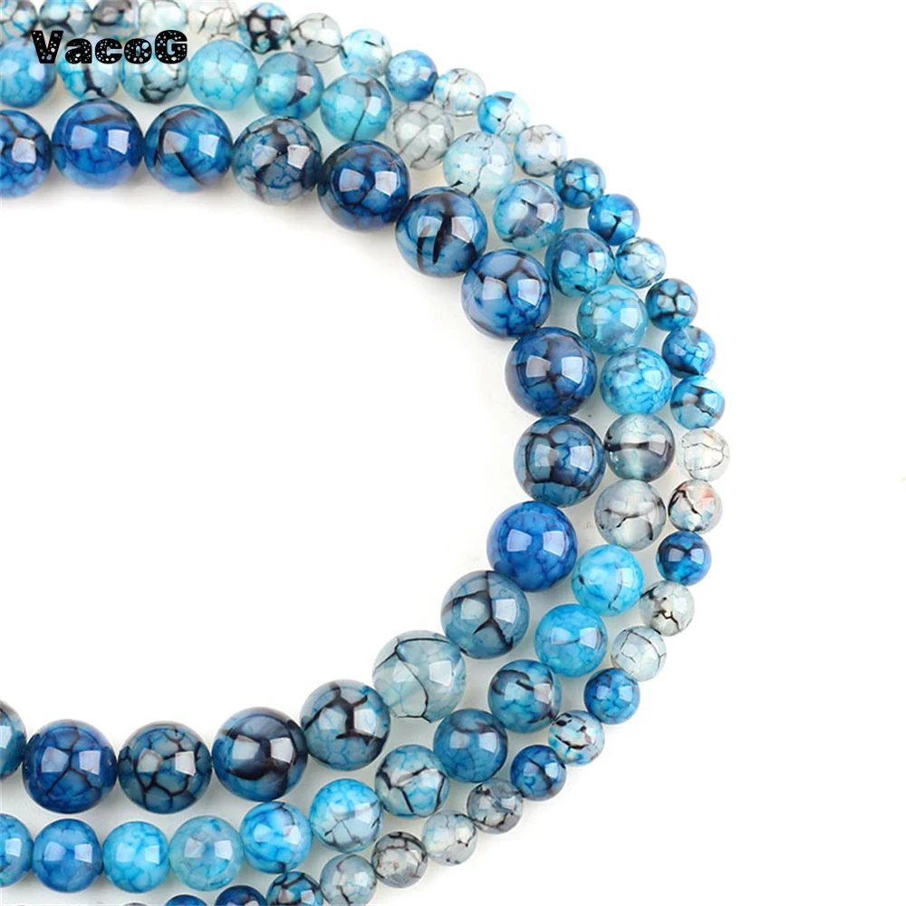 

Wholesale Natural Stone Beads Black Line Agate Loose Beads For Needlework Jewelry Making 4 6 8 10 12 mm DIY Bracelet