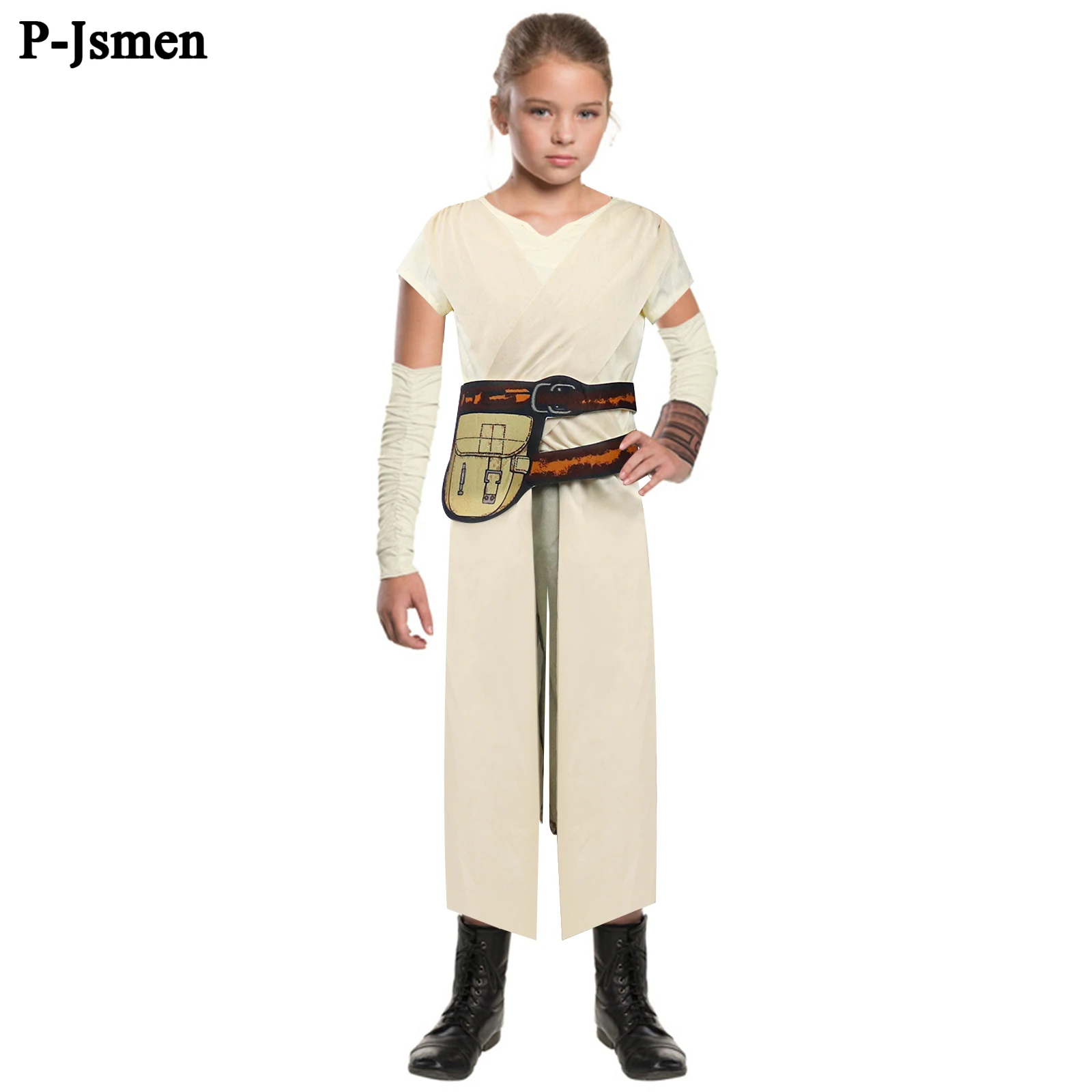 

Костюм для косплея P-jsman Moive Rey Skywalker детская одежда платья для девочек