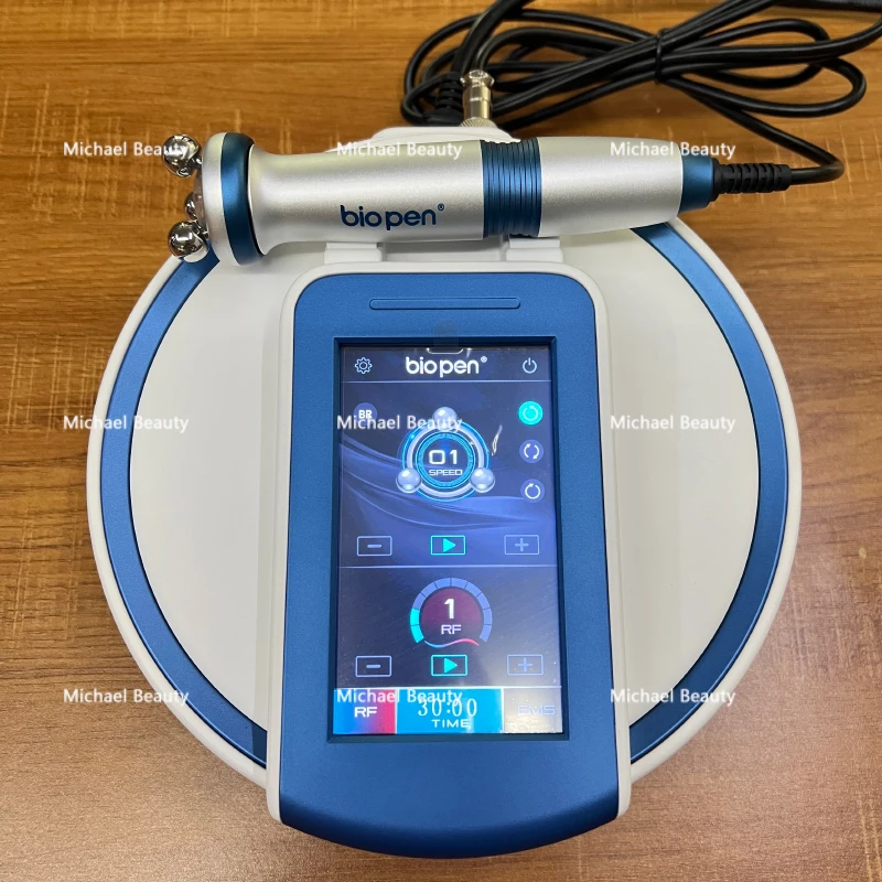 Электрическая био-ручка вращающаяся на 360 градусов радиочастотная с синей