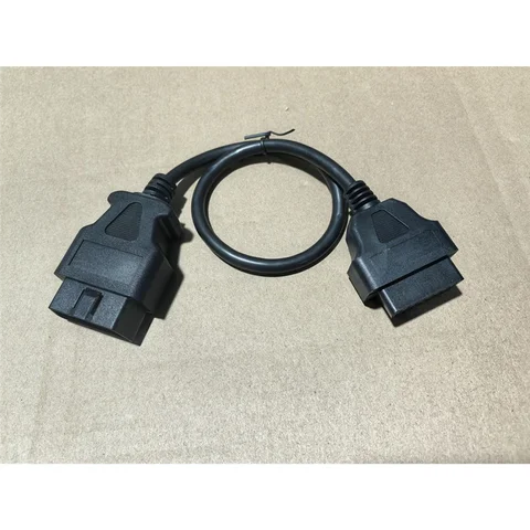 Автомобильный OBD2 0,5 М 16-контактный удлинительный кабель OBD Connect Extend Adapter Wire ELM327 OBD II OBD2 Удлинительный соединительный шнур
