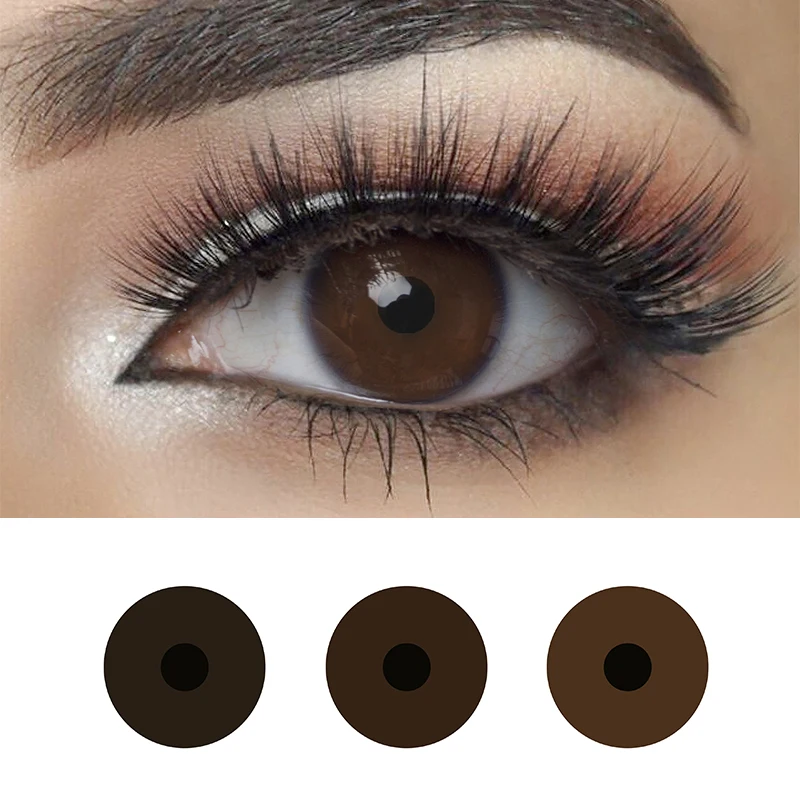 

2pcs/box Prosthetic Contact Lenses Iris Lenses aesthetic lenses Color Blind Contact Lens for People with Eye Defects