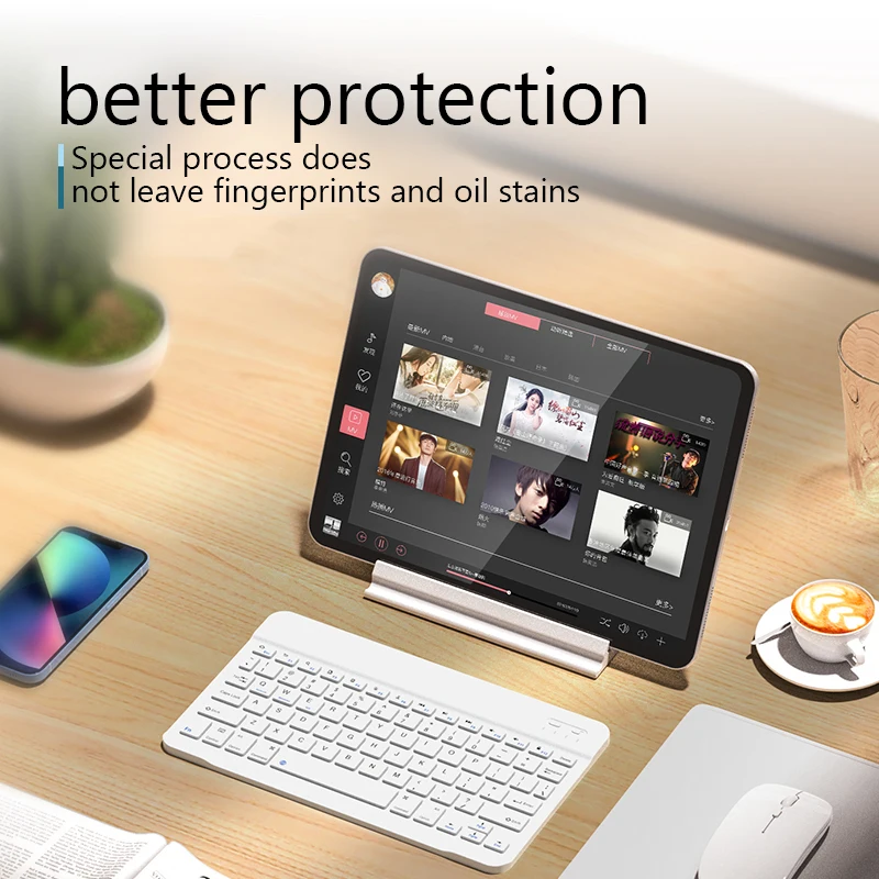 Беспроводная клавиатура и мышь для ipad Samsung Xiaomi HuaWei планшетов Android портативная